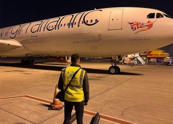 Virgin Atlantic’in yardım uçağı Adana’ya geldi
