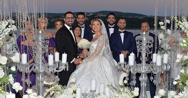 Sevda Asoubar ve Emir Kaya rüya gibi bir düğünle evlendiler