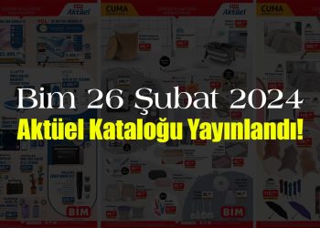 Bim 26 Ocak 2024 Aktüel Kataloğu Yayınlandı!