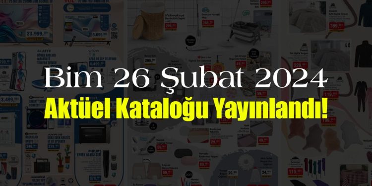 Bim 26 Ocak 2024 Aktüel Kataloğu Yayınlandı!